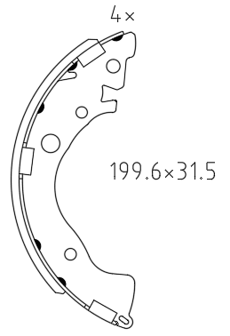 天博 SCG141 刹车片 - TEMB TEMB SCG141 Brake Pad 天博 SCG141 刹车片 TEMB 刹车系统