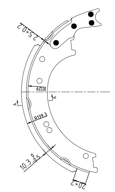 天博 SCG155 刹车片 - TEMB TEMB SCG155 Brake Pad 天博 SCG155 刹车片 TEMB 刹车系统