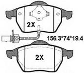 天博 SCP005 刹车片 - TEMB TEMB SCP005 Brake Pad 天博 SCP005 刹车片 TEMB 刹车系统