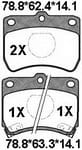 天博 SCP041 刹车片 - TEMB TEMB SCP041 Brake Pad 天博 SCP041 刹车片 TEMB 刹车系统