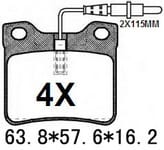 天博 SCP1031 刹车片 - TEMB TEMB SCP1031 Brake Pad 天博 SCP1031 刹车片 TEMB 刹车系统