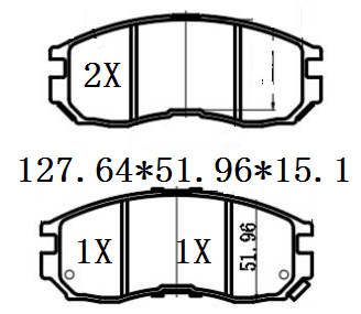 TEMB SCP105A Brake Pad - TEMB TEMB SCP105A Brake Pad TEMB Тормозная система
