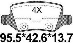 天博 SCP1071 刹车片 - TEMB TEMB SCP1071 Brake Pad 天博 SCP1071 刹车片 TEMB 刹车系统