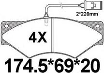 TEMB SCP1086 Brake Pad - TEMB TEMB SCP1086 Brake Pad TEMB Тормозная система