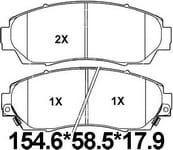 天博 SCP1101 刹车片 - TEMB TEMB SCP1101 Brake Pad 天博 SCP1101 刹车片 TEMB 刹车系统
