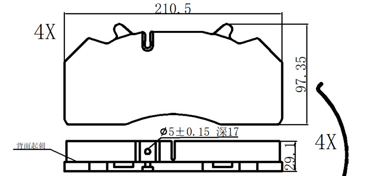 天博 SCP11044 刹车片 - TEMB TEMB SCP11044 Brake Pad 天博 SCP11044 刹车片 TEMB 刹车系统