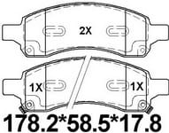 天博 SCP1135 刹车片 - TEMB TEMB SCP1135 Brake Pad 天博 SCP1135 刹车片 TEMB 刹车系统