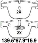 天博 SCP1138B 刹车片 - TEMB TEMB SCP1138B Brake Pad 天博 SCP1138B 刹车片 TEMB 刹车系统