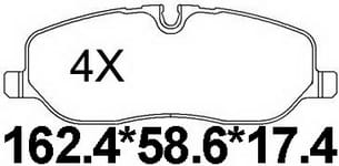 天博 SCP1193 刹车片 - TEMB TEMB SCP1193 Brake Pad 天博 SCP1193 刹车片 TEMB 刹车系统