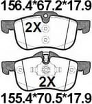 天博 SCP1248 刹车片 - TEMB TEMB SCP1248 Brake Pad 天博 SCP1248 刹车片 TEMB 刹车系统