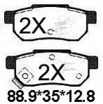 天博 SCP125 刹车片 - TEMB TEMB SCP125 Brake Pad 天博 SCP125 刹车片 TEMB 刹车系统