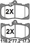 天博 SCP1250 刹车片 - TEMB TEMB SCP1250 Brake Pad 天博 SCP1250 刹车片 TEMB 刹车系统