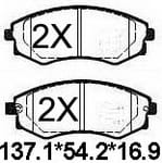 天博 SCP129 刹车片 - TEMB TEMB SCP129 Brake Pad 天博 SCP129 刹车片 TEMB 刹车系统
