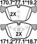 天博 SCP1298 刹车片 - TEMB TEMB SCP1298 Brake Pad 天博 SCP1298 刹车片 TEMB 刹车系统