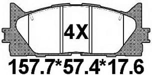 TEMB SCP1311 Brake Pad