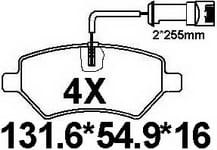 TEMB SCP1321 Brake Pad
