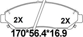 天博 SCP1368 刹车片 - TEMB TEMB SCP1368 Brake Pad 天博 SCP1368 刹车片 TEMB 刹车系统