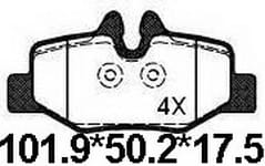 天博 SCP1385 刹车片 - TEMB TEMB SCP1385 Brake Pad 天博 SCP1385 刹车片 TEMB 刹车系统