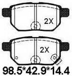 天博 SCP1393 刹车片 - TEMB TEMB SCP1393 Brake Pad 天博 SCP1393 刹车片 TEMB 刹车系统