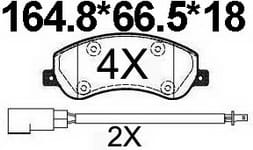 天博 SCP1396 刹车片 - TEMB TEMB SCP1396 Brake Pad 天博 SCP1396 刹车片 TEMB 刹车系统