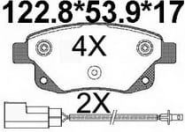天博 SCP1397 刹车片 - TEMB TEMB SCP1397 Brake Pad 天博 SCP1397 刹车片 TEMB 刹车系统
