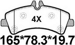 天博 SCP1419 刹车片 - TEMB TEMB SCP1419 Brake Pad 天博 SCP1419 刹车片 TEMB 刹车系统