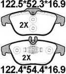 天博 SCP1434 刹车片 - TEMB TEMB SCP1434 Brake Pad 天博 SCP1434 刹车片 TEMB 刹车系统