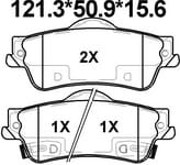 天博 SCP1439 刹车片 - TEMB TEMB SCP1439 Brake Pad 天博 SCP1439 刹车片 TEMB 刹车系统