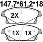 天博 SCP1457 刹车片 - TEMB TEMB SCP1457 Brake Pad 天博 SCP1457 刹车片 TEMB 刹车系统