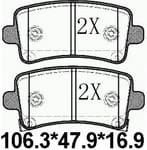 天博 SCP1463 刹车片 - TEMB TEMB SCP1463 Brake Pad 天博 SCP1463 刹车片 TEMB 刹车系统
