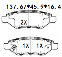 天博 SCP1470A 刹车片 - TEMB TEMB SCP1470A Brake Pad 天博 SCP1470A 刹车片 TEMB 刹车系统