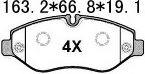 天博 SCP1476 刹车片 - TEMB TEMB SCP1476 Brake Pad 天博 SCP1476 刹车片 TEMB 刹车系统