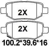天博 SCP1485 刹车片 - TEMB TEMB SCP1485 Brake Pad 天博 SCP1485 刹车片 TEMB 刹车系统