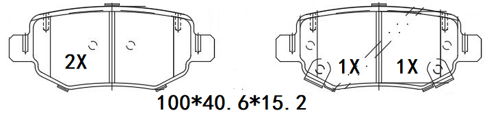 天博 SCP1485B 刹车片 - TEMB TEMB SCP1485B Brake Pad 天博 SCP1485B 刹车片 TEMB 刹车系统