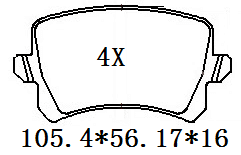 天博 SCP1514A 刹车片 - TEMB TEMB SCP1514A Brake Pad 天博 SCP1514A 刹车片 TEMB 刹车系统