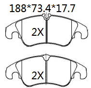 天博 SCP1533B 刹车片 - TEMB TEMB SCP1533B Brake Pad 天博 SCP1533B 刹车片 TEMB 刹车系统