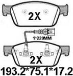 天博 SCP1539 刹车片 - TEMB TEMB SCP1539 Brake Pad 天博 SCP1539 刹车片 TEMB 刹车系统