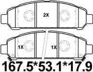 天博 SCP1563 刹车片 - TEMB TEMB SCP1563 Brake Pad 天博 SCP1563 刹车片 TEMB 刹车系统
