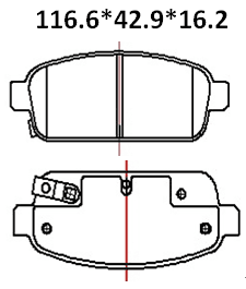 天博 SCP1568 刹车片 - TEMB TEMB SCP1568 Brake Pad 天博 SCP1568 刹车片 TEMB 刹车系统