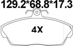 TEMB SCP1587 Brake Pad - TEMB TEMB SCP1587 Brake Pad TEMB Тормозная система