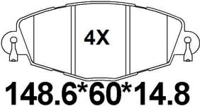 TEMB SCP1599 Brake Pad - TEMB TEMB SCP1599 Brake Pad TEMB Тормозная система