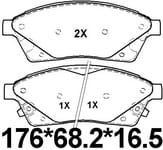 天博 SCP1605 刹车片 - TEMB TEMB SCP1605 Brake Pad 天博 SCP1605 刹车片 TEMB 刹车系统