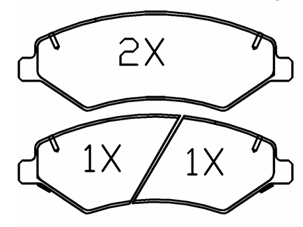 天博 SCP1609A 刹车片 - TEMB TEMB SCP1609A Brake Pad 天博 SCP1609A 刹车片 TEMB 刹车系统