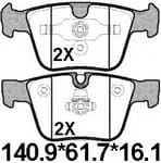 天博 SCP1656 刹车片 - TEMB TEMB SCP1656 Brake Pad 天博 SCP1656 刹车片 TEMB 刹车系统