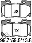天博 SCP1658 刹车片 - TEMB TEMB SCP1658 Brake Pad 天博 SCP1658 刹车片 TEMB 刹车系统