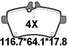 天博 SCP1659 刹车片 - TEMB TEMB SCP1659 Brake Pad 天博 SCP1659 刹车片 TEMB 刹车系统