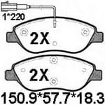 天博 SCP1679 刹车片 - TEMB TEMB SCP1679 Brake Pad 天博 SCP1679 刹车片 TEMB 刹车系统