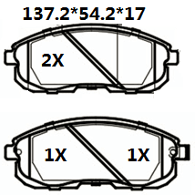 天博 SCP170A 刹车片 - TEMB TEMB SCP170A Brake Pad 天博 SCP170A 刹车片 TEMB 刹车系统