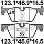 天博 SCP1729 刹车片 - TEMB TEMB SCP1729 Brake Pad 天博 SCP1729 刹车片 TEMB 刹车系统