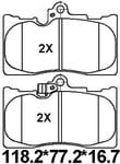 TEMB SCP1795 Brake Pad